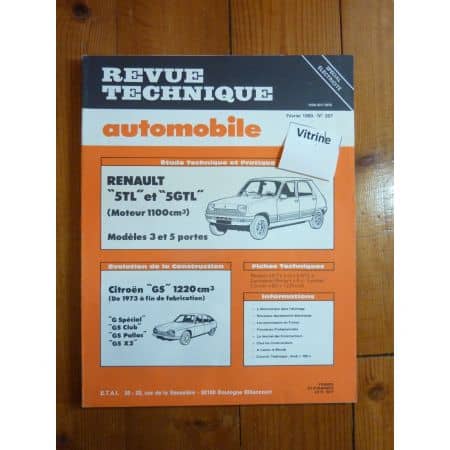 R5 TL GTL Revue Technique Renault