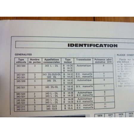 343 345 Revue Technique Volvo