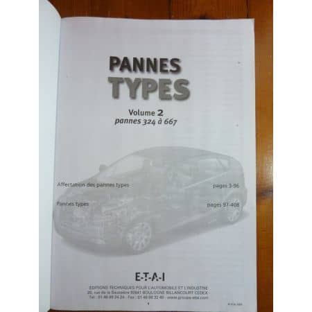 Pannes Types T1V2 Revue Technique