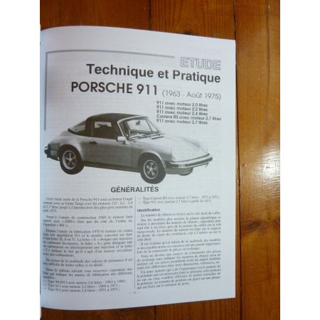 911 Revue Technique Les Archives Du Collectionneur Porsche