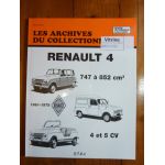 R4 61-75 Revue Technique Les Archives Du Collectionneur Renault