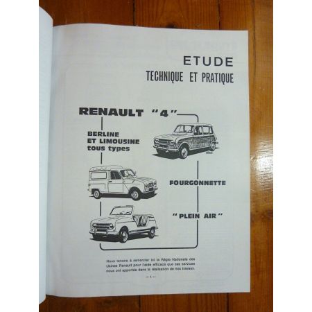 R4 61-75 Revue Technique Les Archives Du Collectionneur Renault
