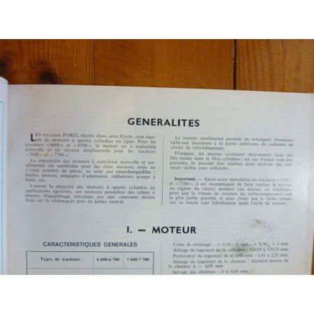 6600 6700 7600 7700 Revue Technique Agricole Ford
