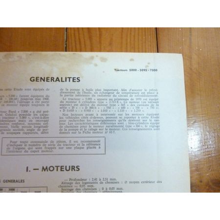 5000 5095 7000 Revue Technique Agricole Ford