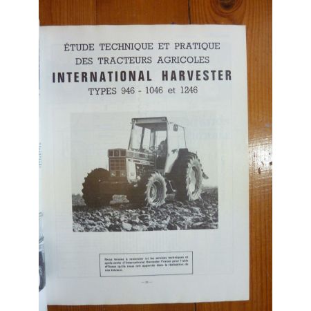 MERCATOR SENATOR 946 1046 1246 Revue Technique Agricole IH