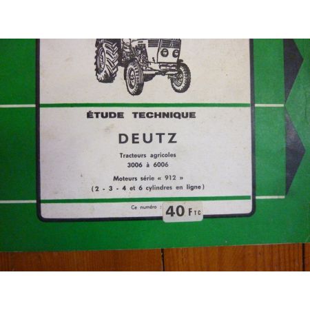 3006 a 6006 Revue Technique Agricole Deutz