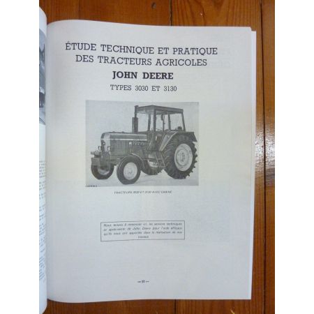 3030 3130 Revue Technique Agricole John Deere