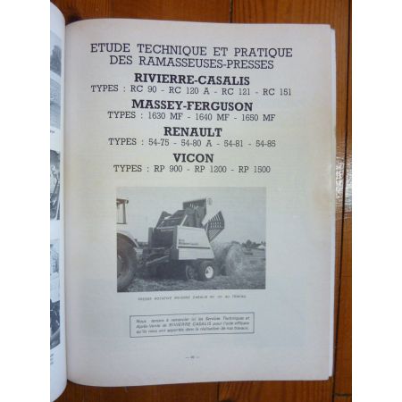Série RC- 54.xx-Série RP Revue Technique Agricole Massey Ferguson