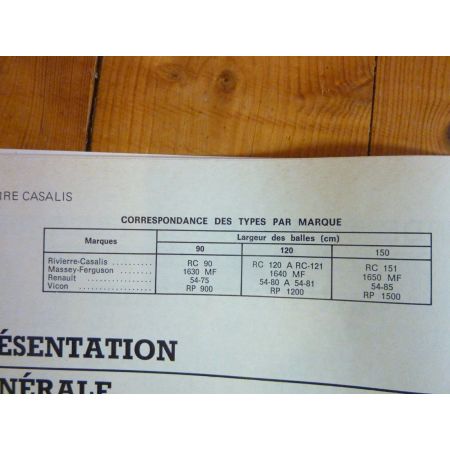 Série RC- 54.xx-Série RP Revue Technique Agricole Massey Ferguson