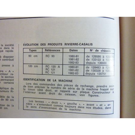 Série RC- 54.xx-Série RP Revue Technique Agricole Massey Ferguson