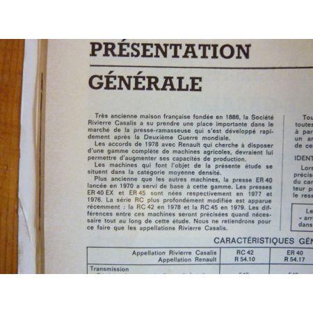 RC4x ER4x R54.1x Revue Technique Agricole Renault