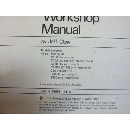 50 Revue Technique Haynes Honda