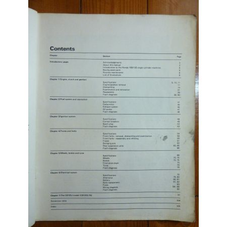 125 Revue Technique Haynes Honda