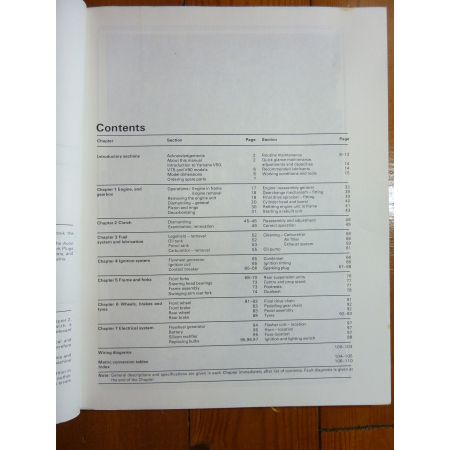 V50,V75,V90 Revue Technique Haynes Yamaha