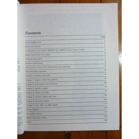 CB 78-84 Revue Technique Haynes Honda