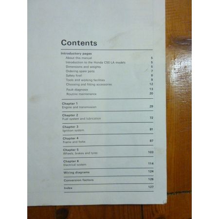 C50LA 82-87 Revue Technique Haynes Honda