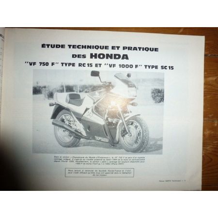 VF1000F VF750F Rotax Revue Technique moto Honda 