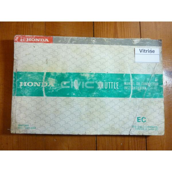 Civic Manuel Conducteur Honda