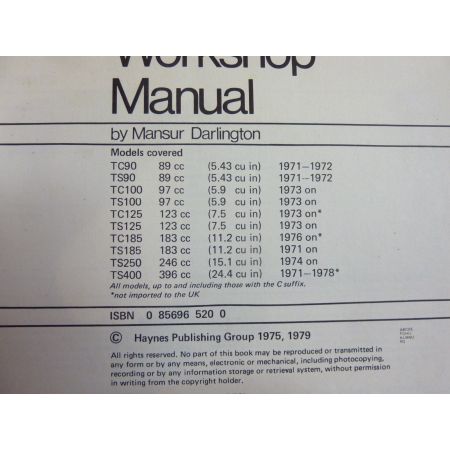 Trails Revue Technique Haynes Suzuki