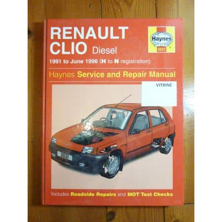 Clio Diesel 91-96 Revue Technique Haynes renault