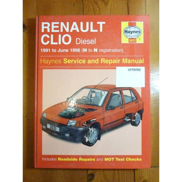 Clio Diesel 91-96 Revue Technique Haynes renault