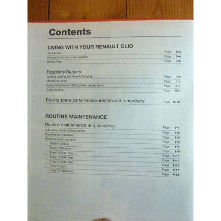 Clio Diesel 91-96 Revue Technique Haynes renault