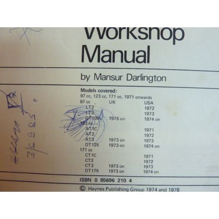 Trails Revue Technique Haynes Yamaha