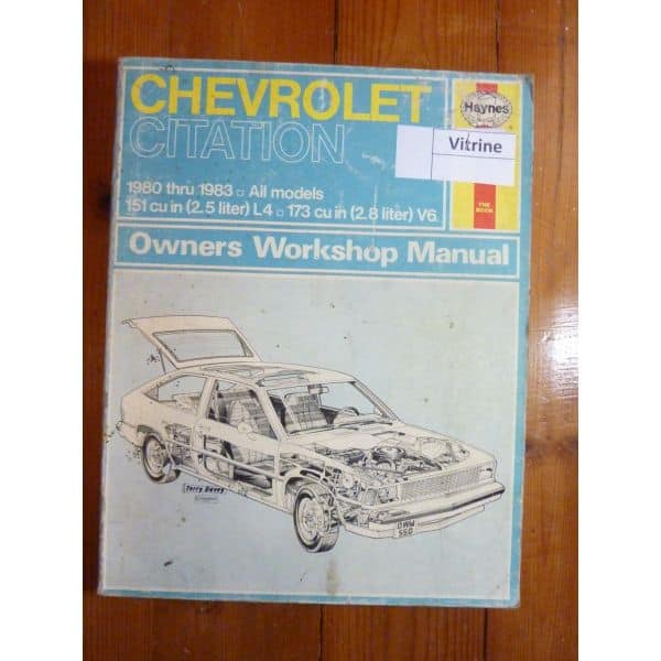 Citation 80-83 Revue Technique Haynes Chevrolet