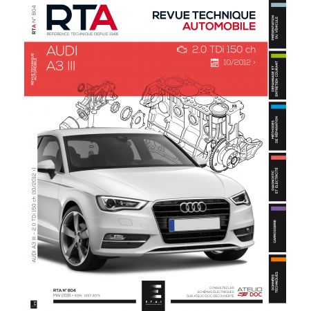 A3 Ph 3 dep 06/12 Revue Technique Audi