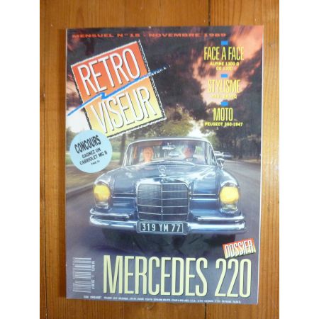 MERCEDES 220 Revue Retro Viseur