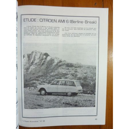 AMI 6 Revue Technique Citroen