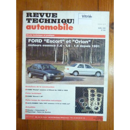 Escort Orion Ess 91- Revue Technique Ford