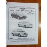 Escort Orion Ess 91- Revue Technique Ford