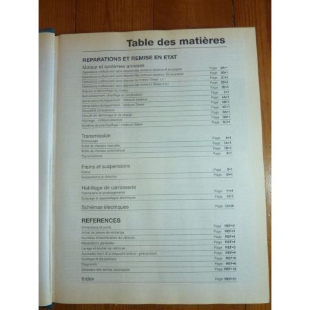 Vectra B Revue Technique Haynes Opel