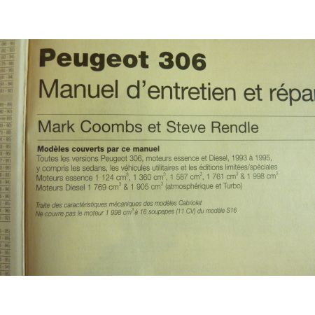 306 Revue Technique Haynes Peugeot