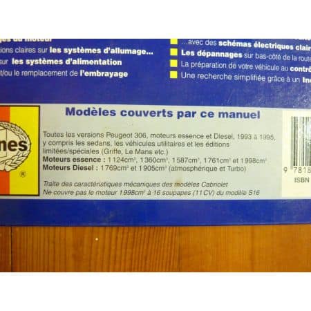 306 Revue Technique Haynes Peugeot