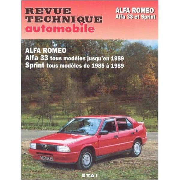 33 85-89 Revue Technique Alfa Romeo