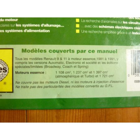 R9 R11 81-88 Revue Technique Haynes Renault