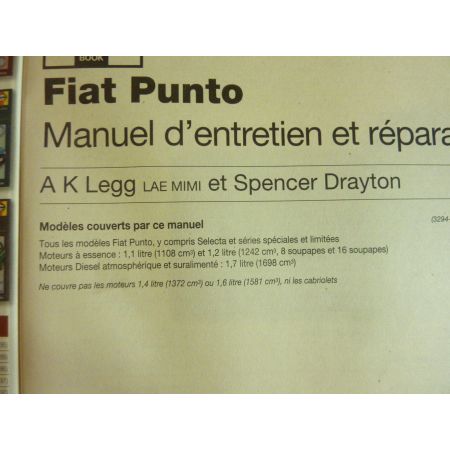 Punto Revue Technique Haynes Fiat