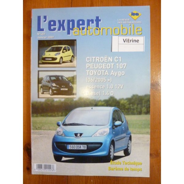 C1 107 AYGO Revue Technique Citroen Peugeot Toyota