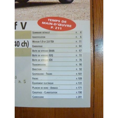 Golf V Die Revue Technique Volkswagen