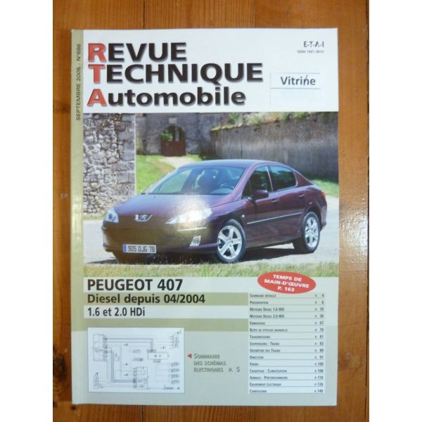 407 Die 04- Revue Technique Peugeot