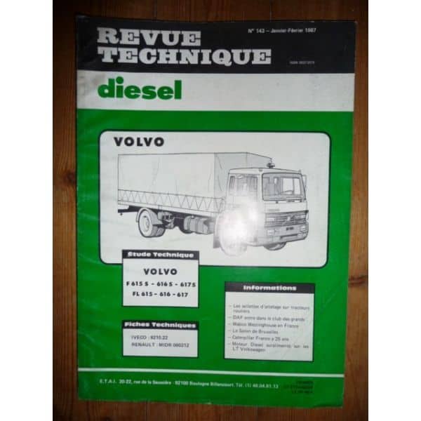 F615 a 617 Revue Technique PL Volvo