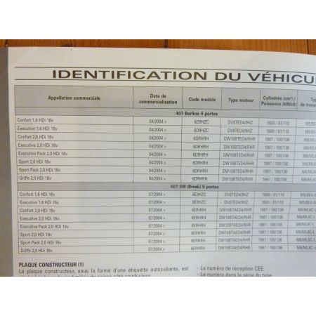 407 Die 04- Revue Technique Peugeot