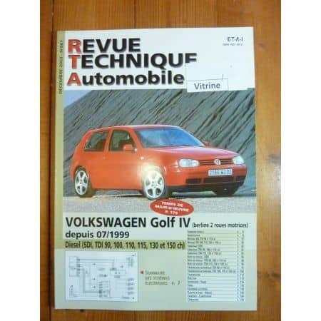 Golf IV 99- Revue Technique Volkswagen