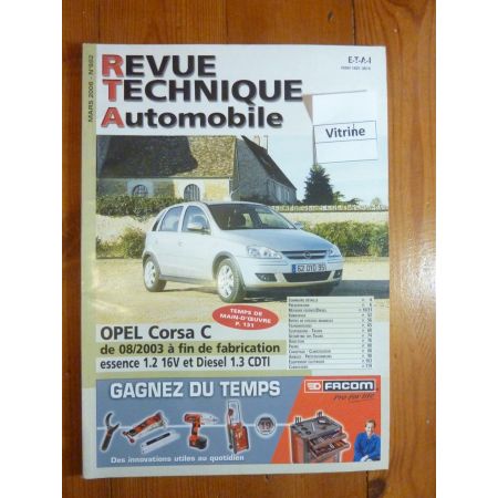 Corsa C 03- Revue Technique Opel