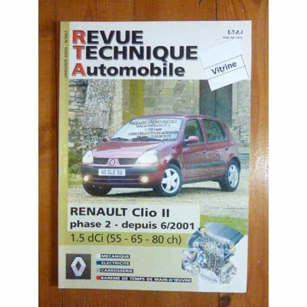 Clio II 01- Revue Technique Renault