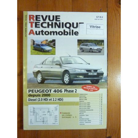 406 Ph 2 00- Revue Technique Peugeot