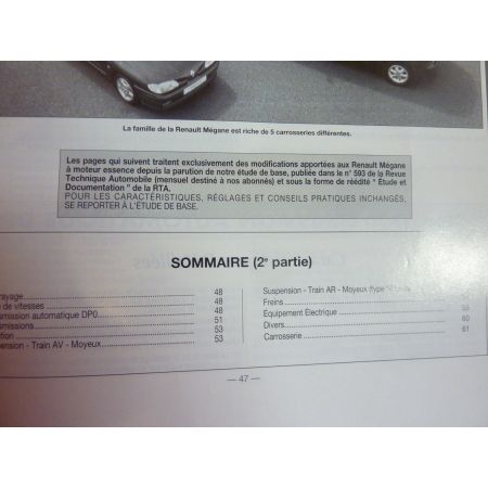 Evol Megane 97- Revue Technique Renault