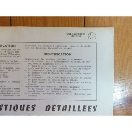 1200 cm3 Revue Technique Volkswagen